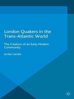 cover image of London Quakers in the Trans-Atlantic World